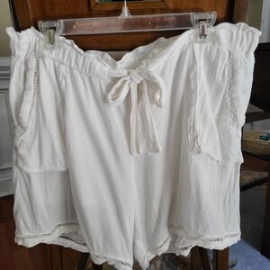 Soft Surroundings Cream Rayon-Cotton Blend Garment